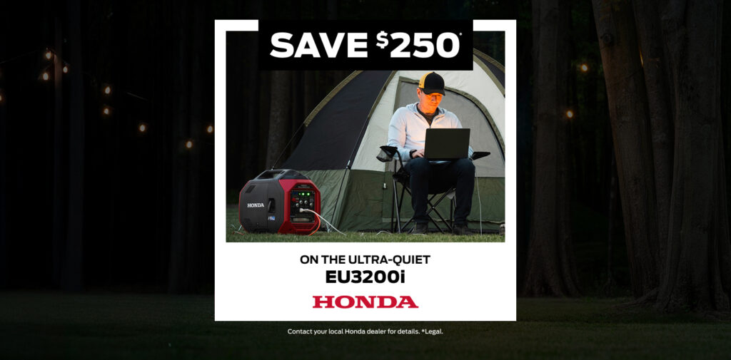 Honda Generator Offer - 3200i